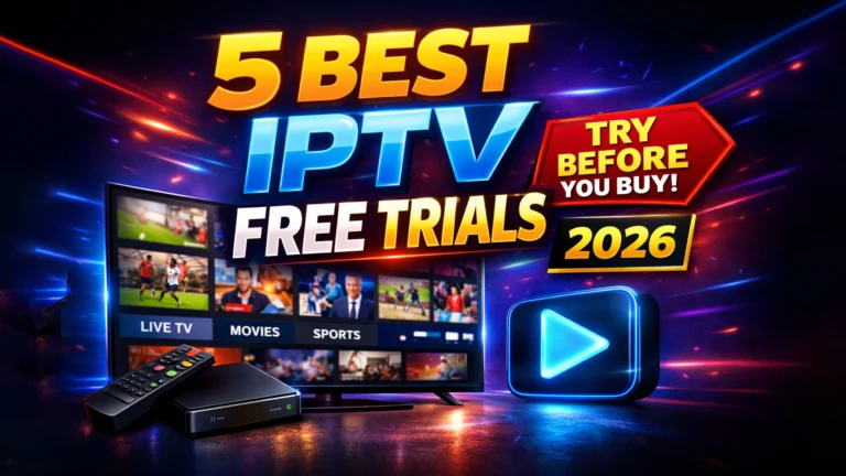5 Best IPTV Free Trial Providers in 2026 (Test Before You Subscribe)