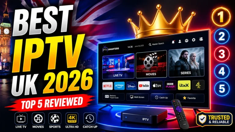 Best IPTV Service for the UK in 2026: Top 5 UK IPTV Providers Reviewed