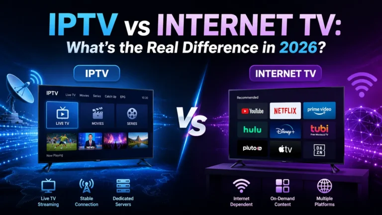 IPTV vs Internet TV: What’s the Real Difference in 2026?