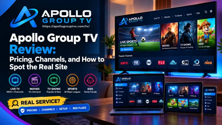 Apollo Group TV Review: Pricing, Channels, and How to Spot the Real Site